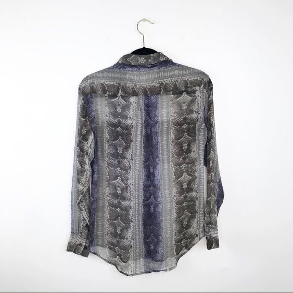 Equipment snakeskin silk printed blouse‎ - Picture 4 of 4